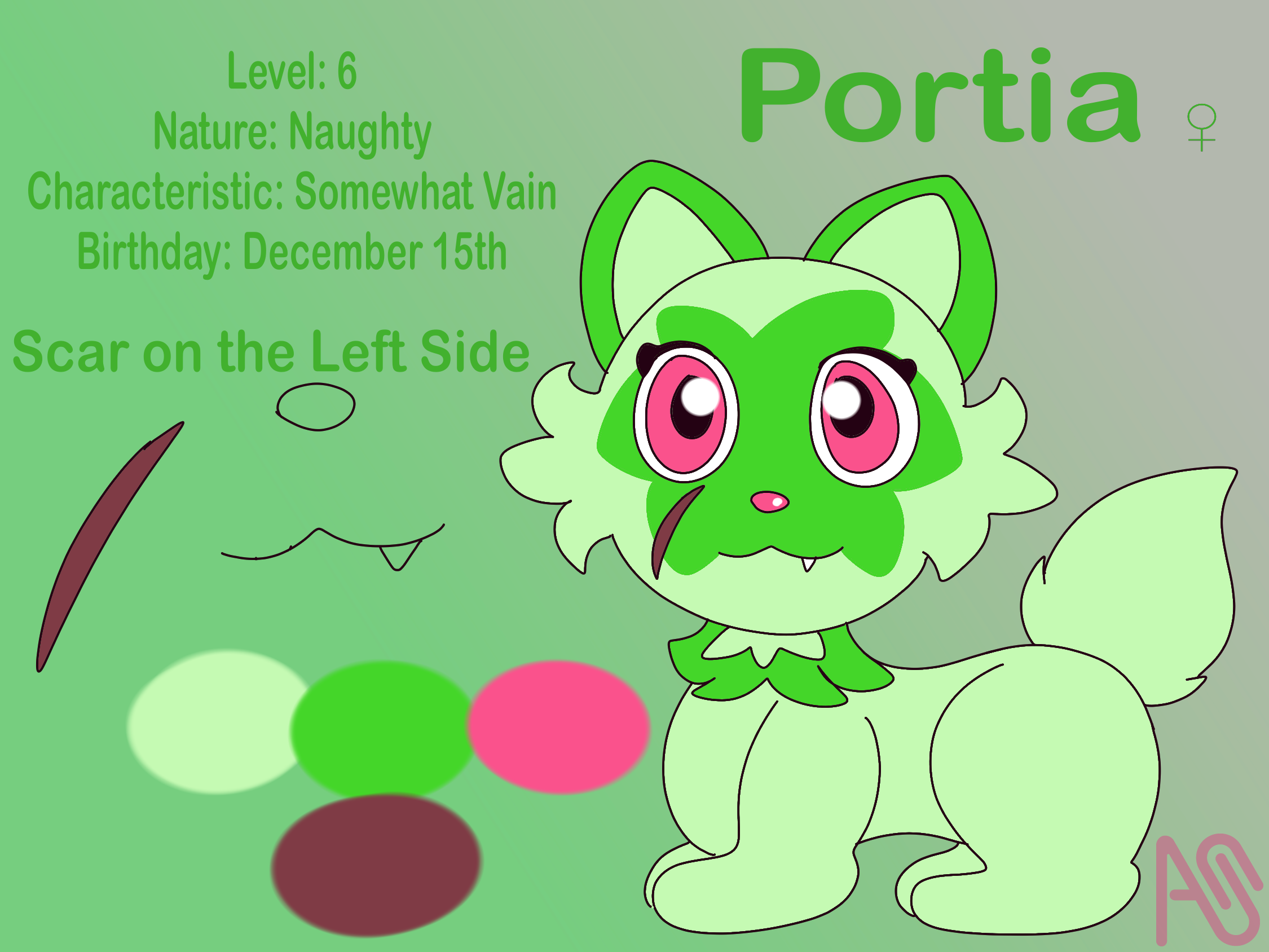 Portia Ref Carol the Cat ART Street Portia ref carol the cat art street