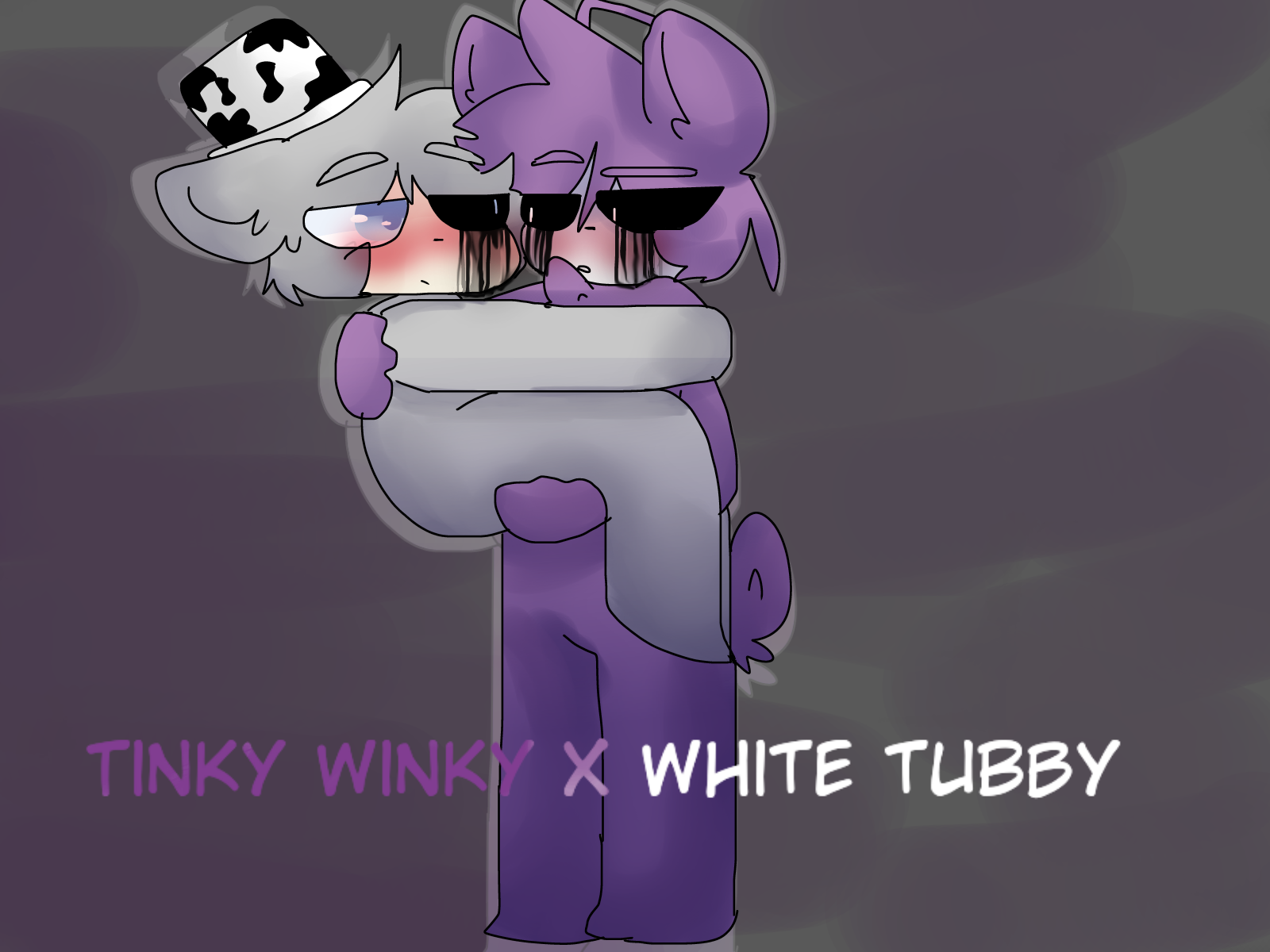 White tubby x tinky winky