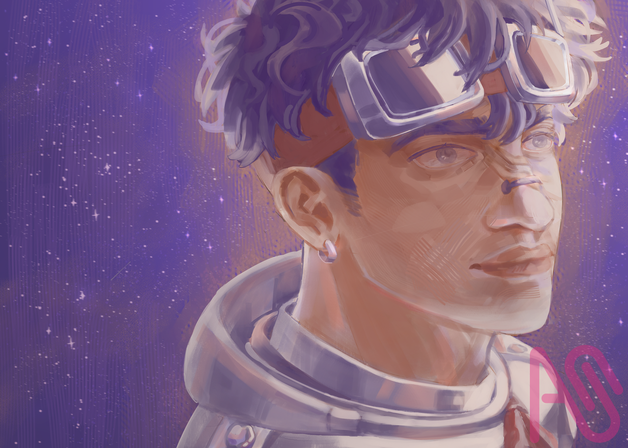 Paratrooper Illust of Na.y364 fanart sketch game Astronaut IdentityV idv ganjigupta