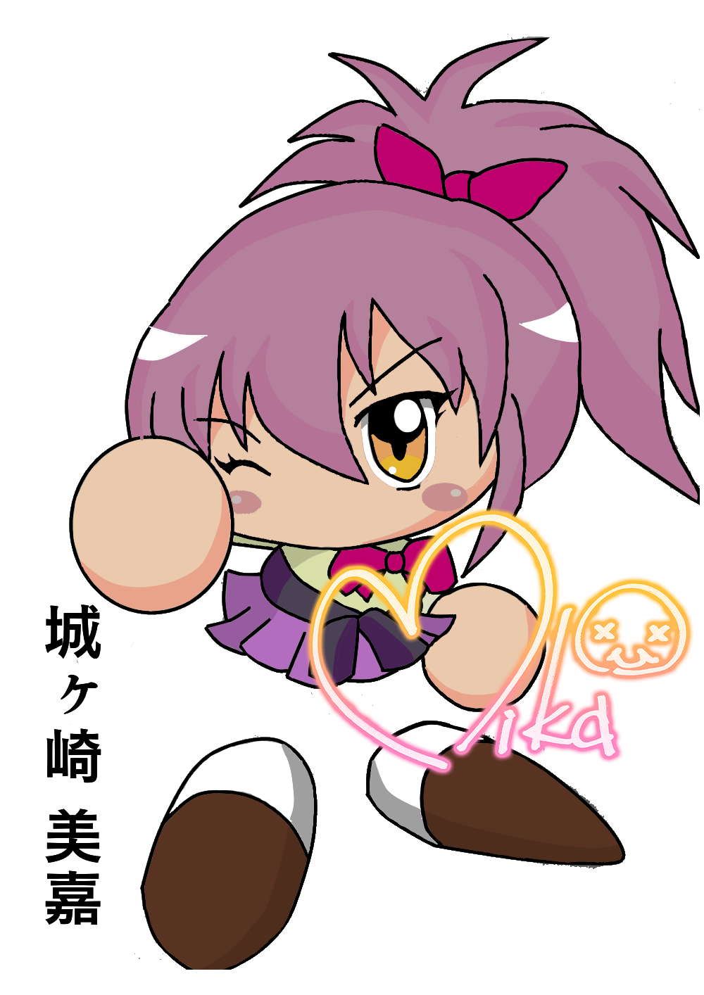 パワプロ風 城ヶ崎 美嘉 マサ イラスト Art Street アートストリート パワプロ風 城ヶ崎 美嘉 マサ イラスト Art Street アートストリート