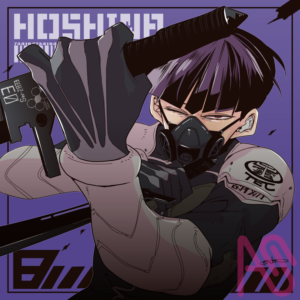 【お礼】保科宗四郎（ミリしら注意） Illust of makina. 男 お礼 KaijuNo.8 保科宗四郎 糸目開眼は癖