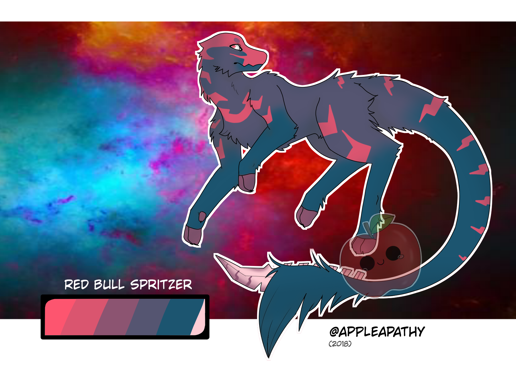 Red Bull SpritzerAdopts appleapathy Illustrations ART street