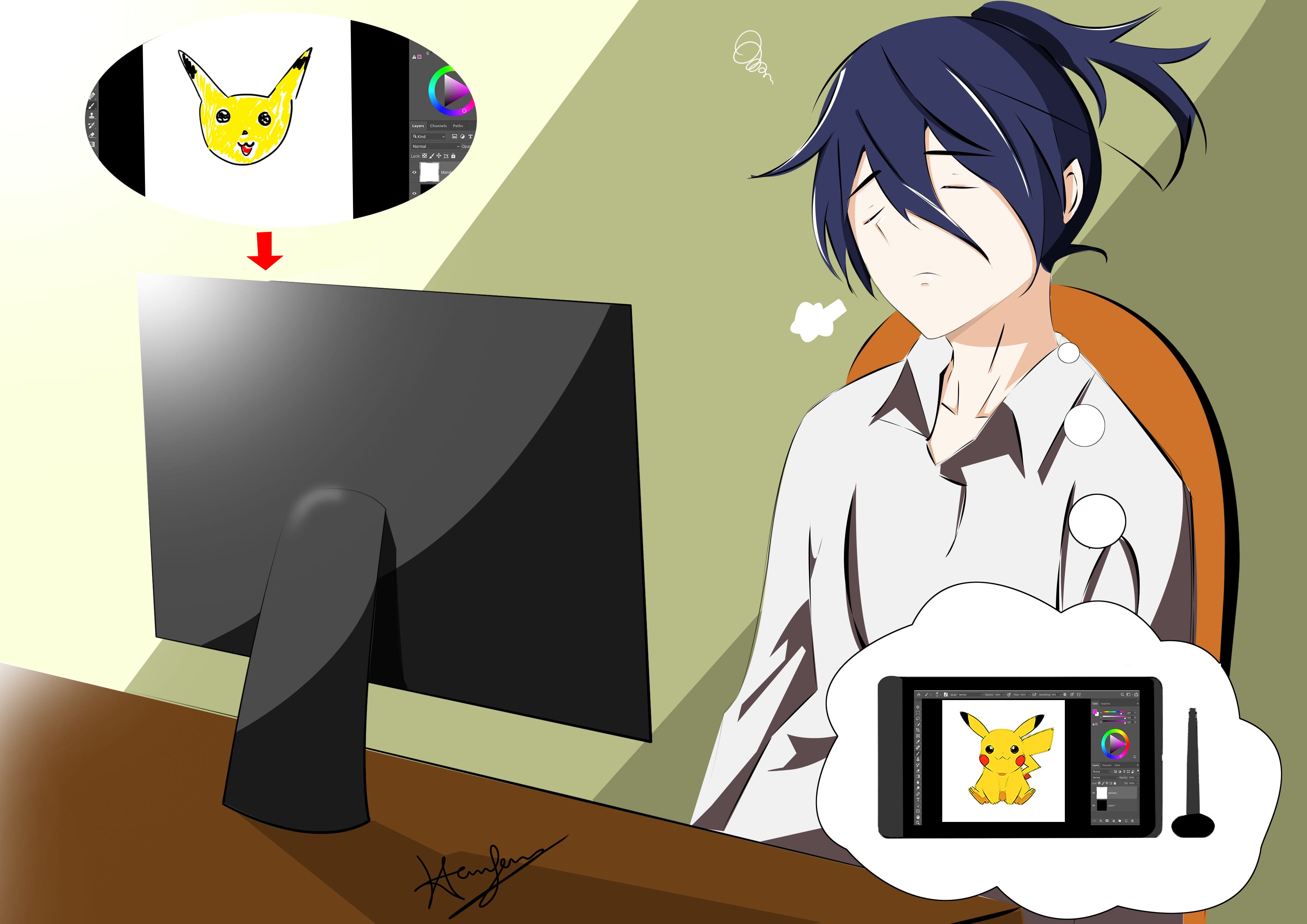 THE BEST GIFT I COULD EVER ASK FOR!! Shun Rikato Illustrations ART street