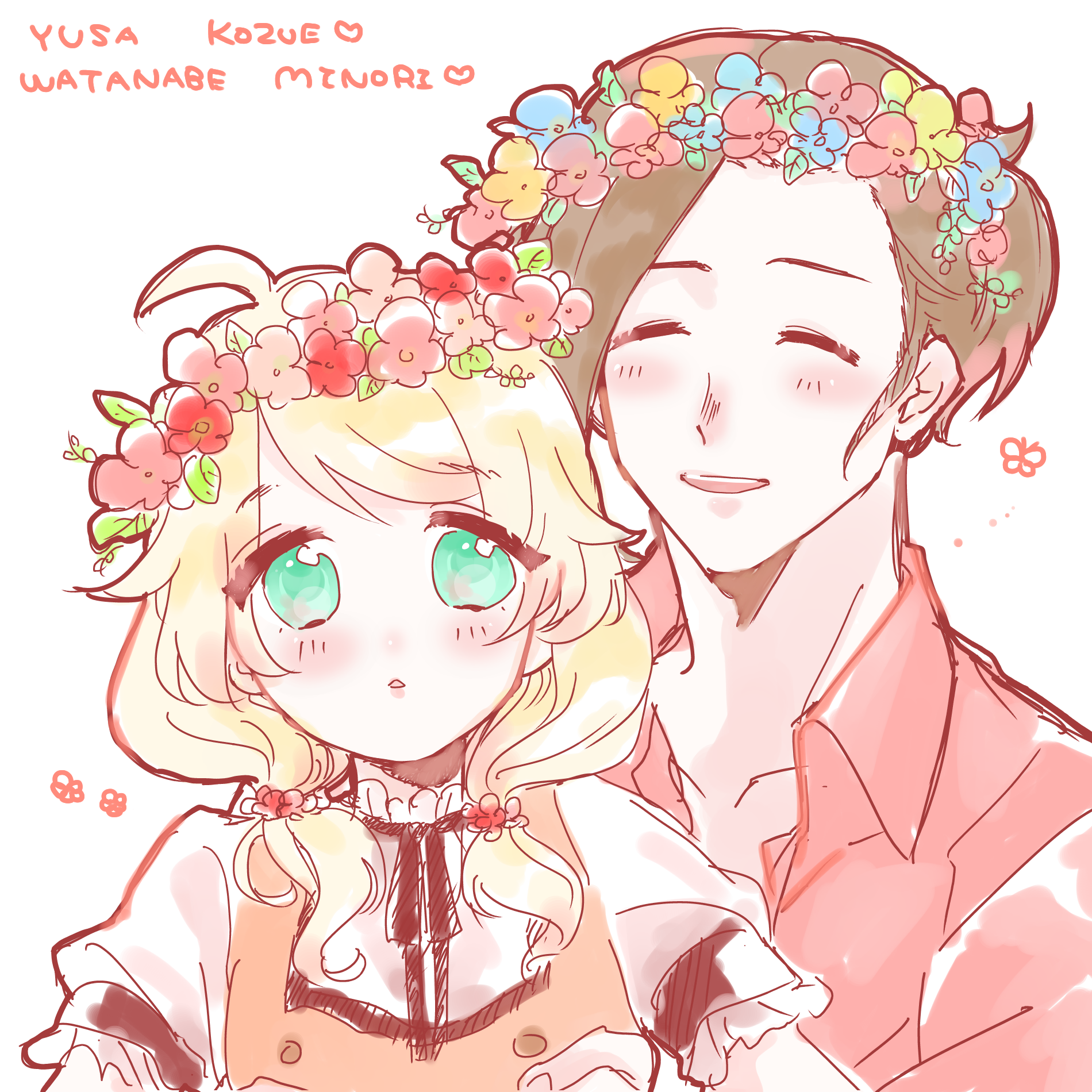 遊佐こずえと渡辺みのり あいむ Illustrations Art Street