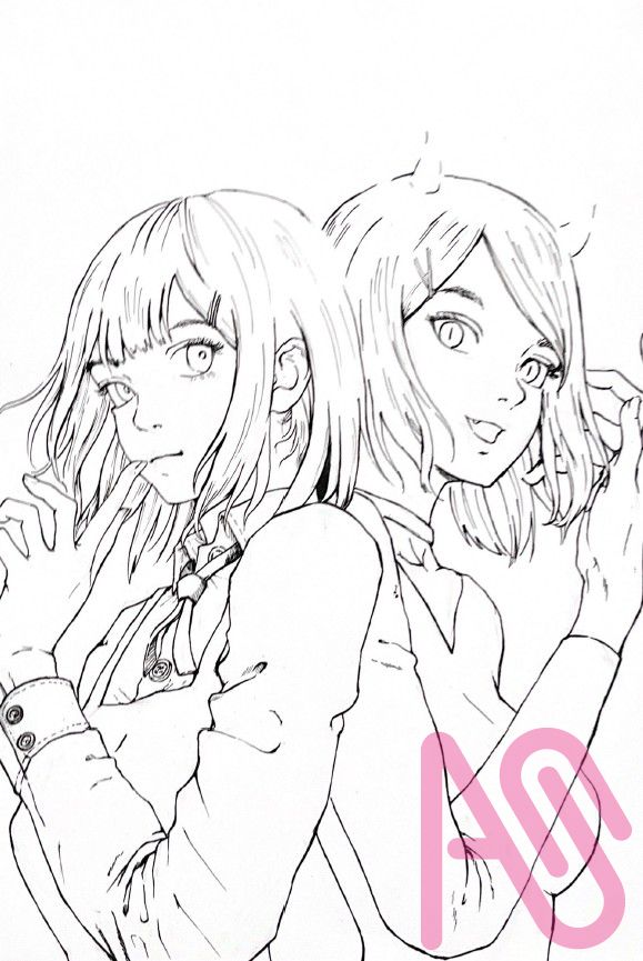 20250531畫畫練習 Illust of MoonWolf 同人 practice coloring 女生 顏色 每周任務 weeklydrawing 左玖