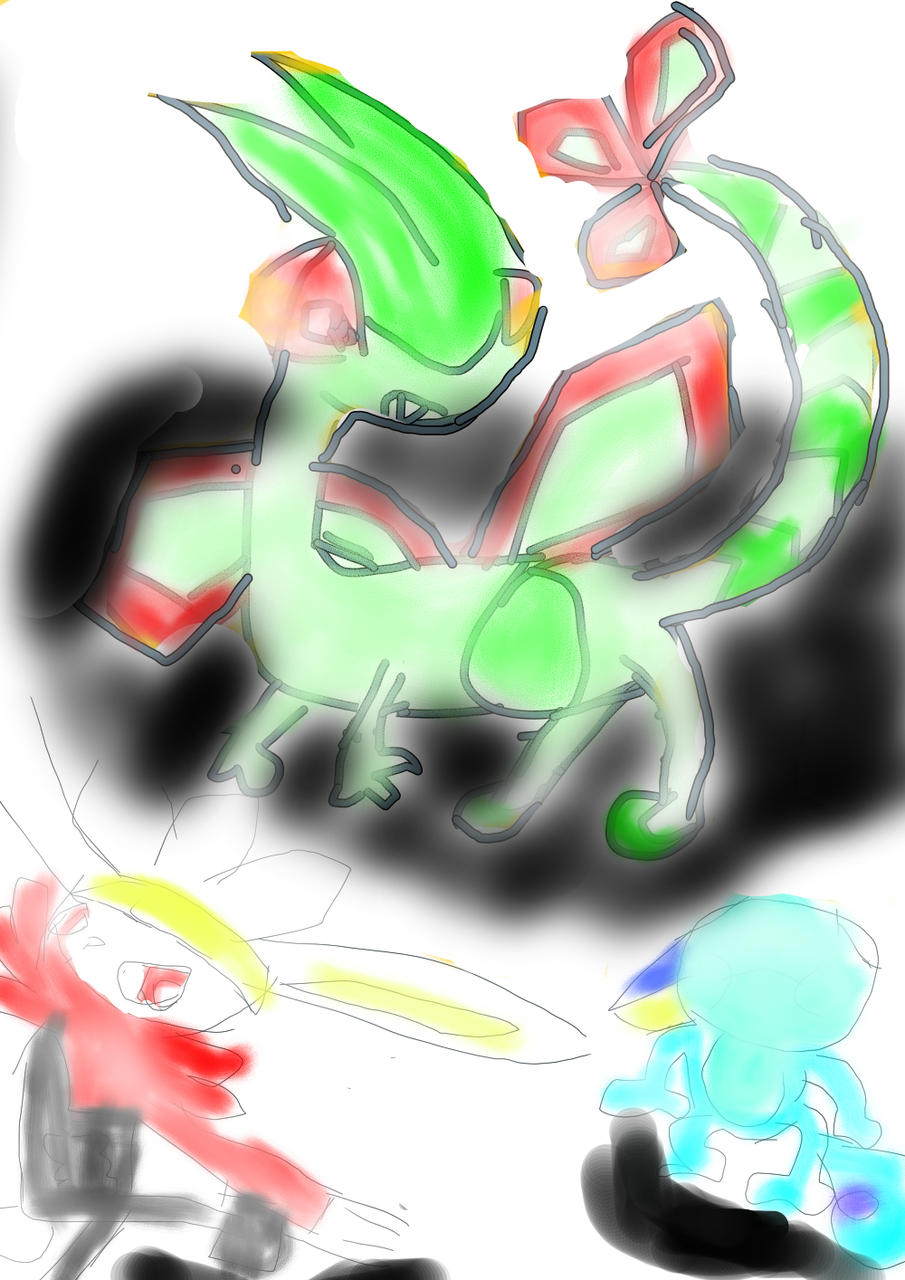 フライゴンとラビフット Natsu イラスト Art Street アートストリート