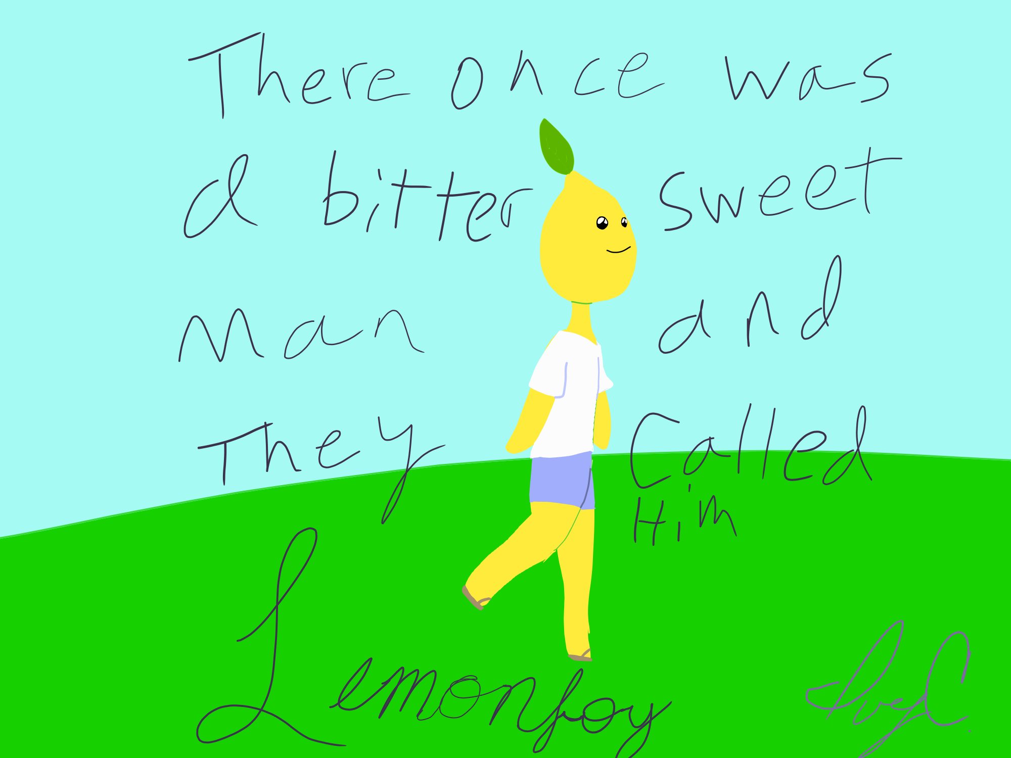 lemon boy heyimlemon Illustrations ART street