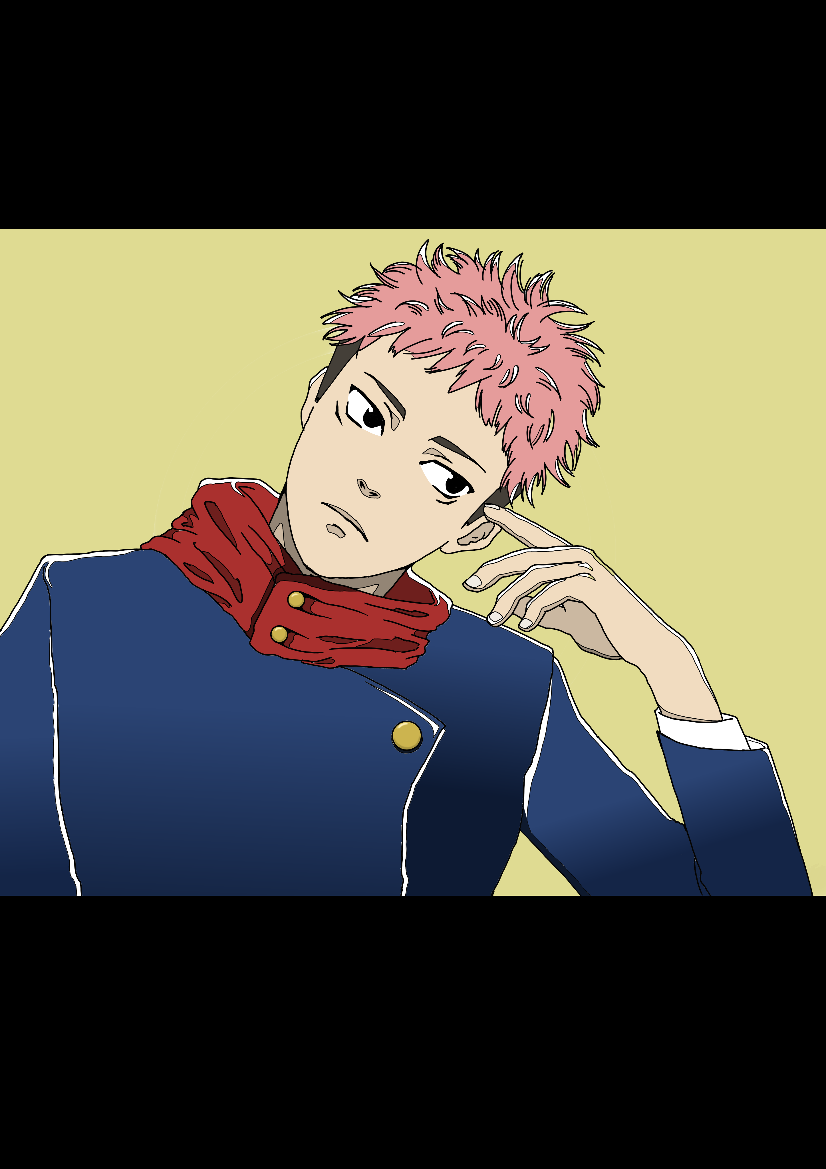 虎杖 呪術廻戦 Somachi Sao Illustrations Art Street