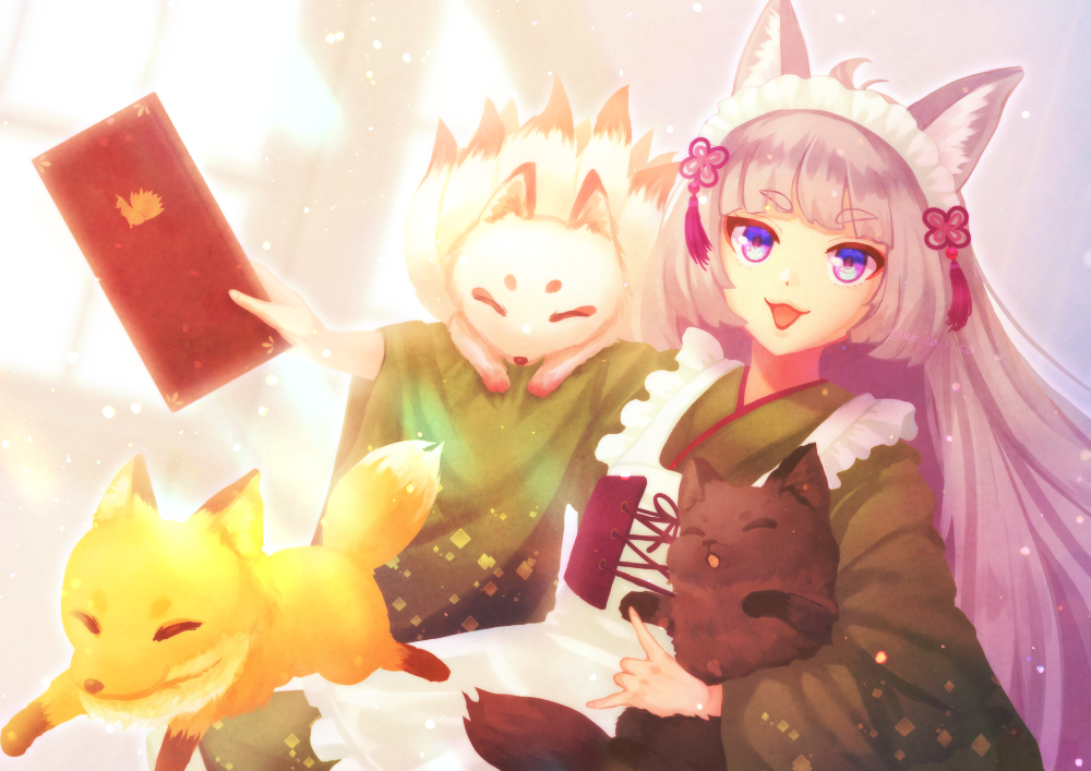 お狐めいど Watarico イラスト Art Street アートストリート