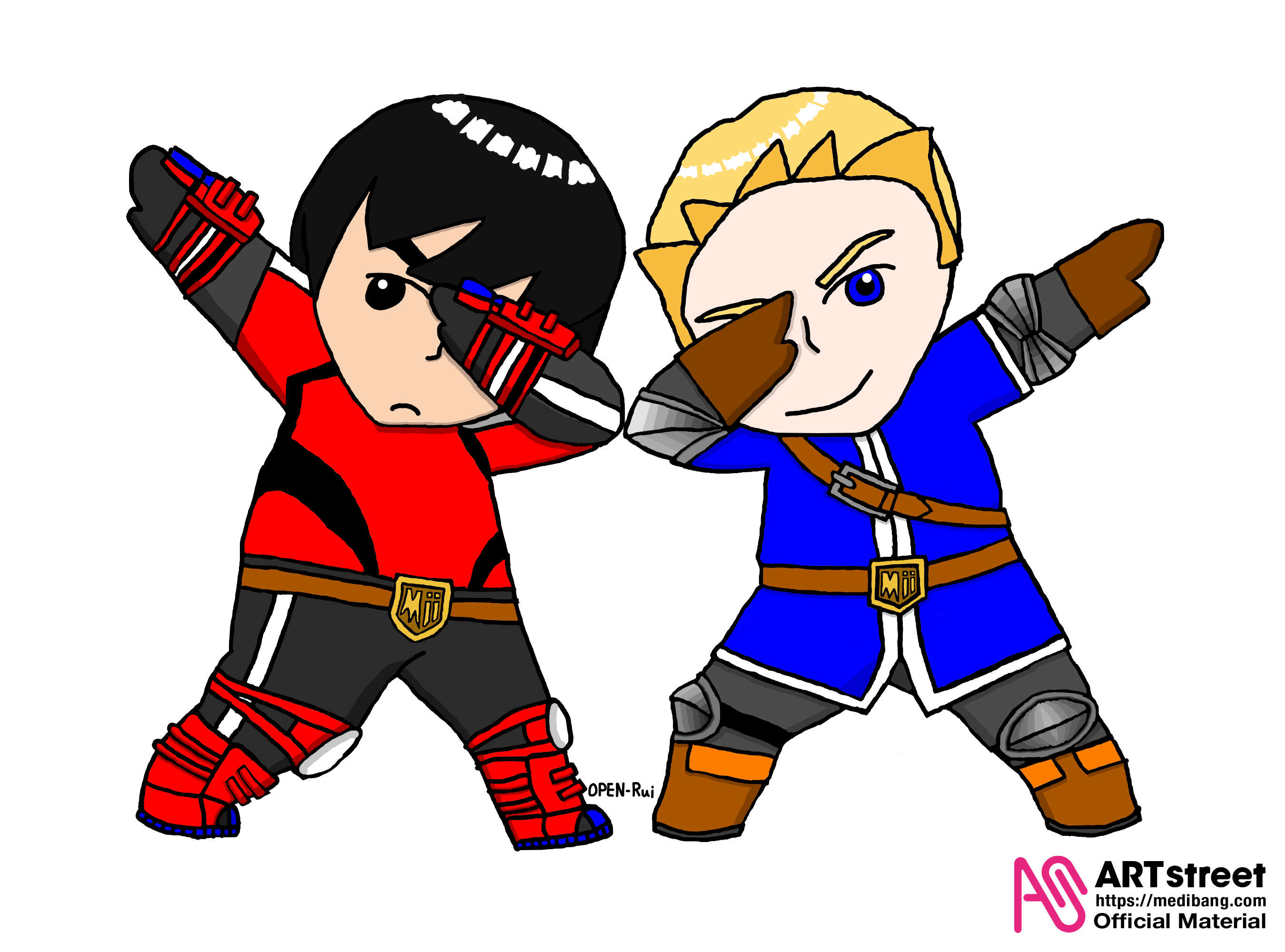 Mii　　手描きイラスト　オーダー 手描きイラストオリジナルアナログイラストイラストオーダー