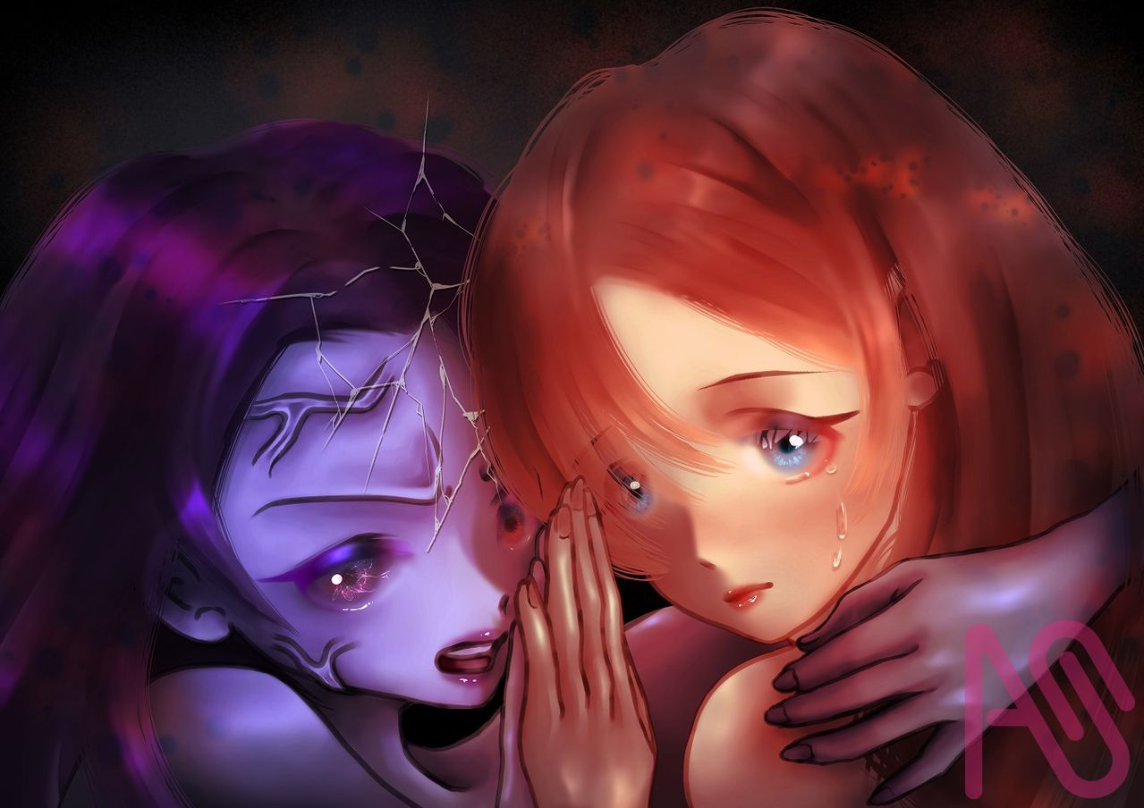 表裡人格 Illust of 熒惑星 girl CLIPSTUDIOPAINT drawing illustration original MediBangPaintPro 電繪 MedibangPaintart