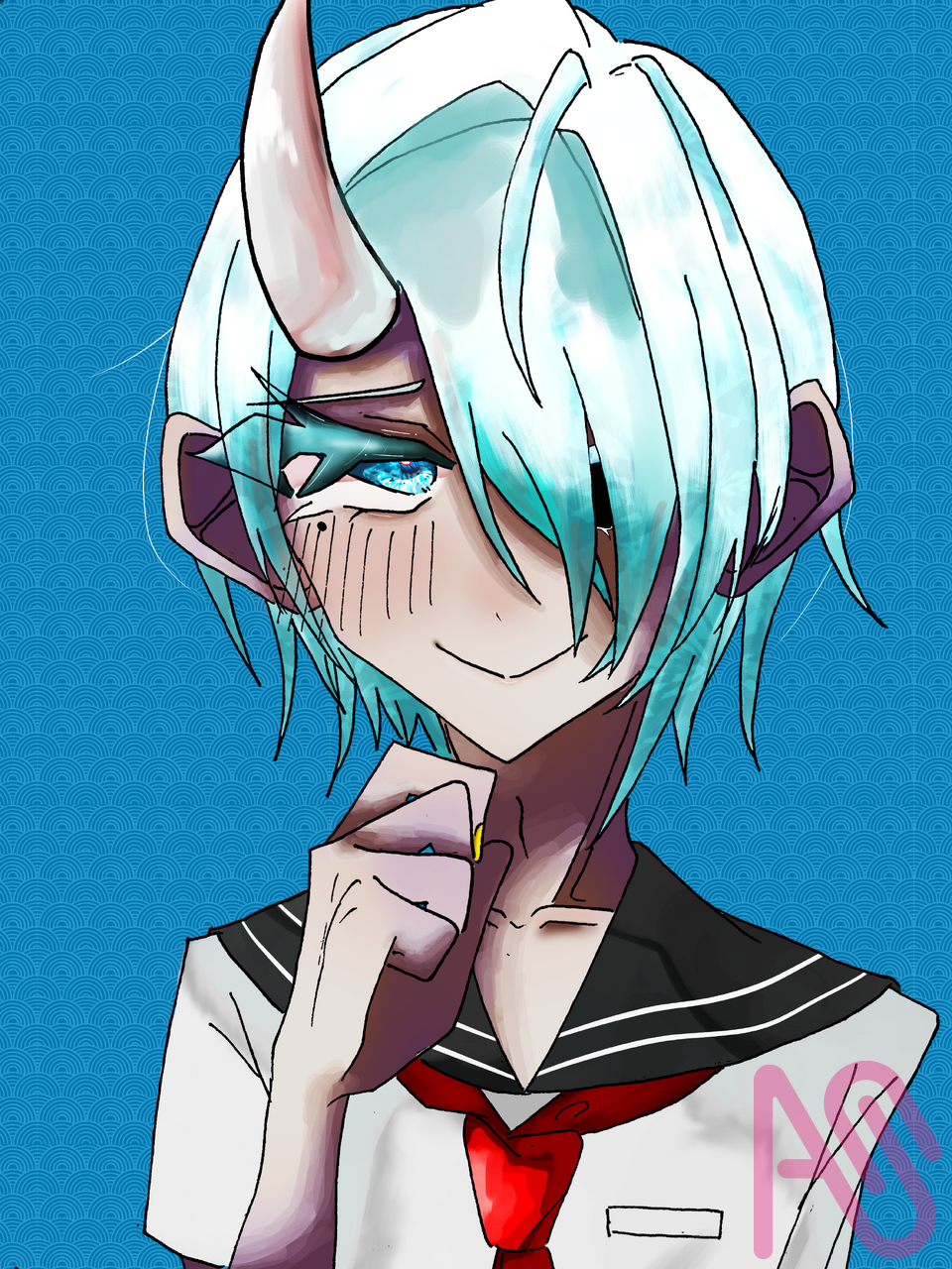 ごめんなぁ……？ Illust of りる sailor_uniform 妖怪学校の先生はじめました！ リル ようはじ 神酒凛太郎