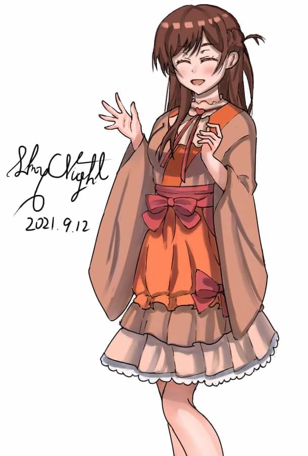 二次創作 出租女友 水原千鶴 和服 Sky Night イラスト Art Street アートストリート