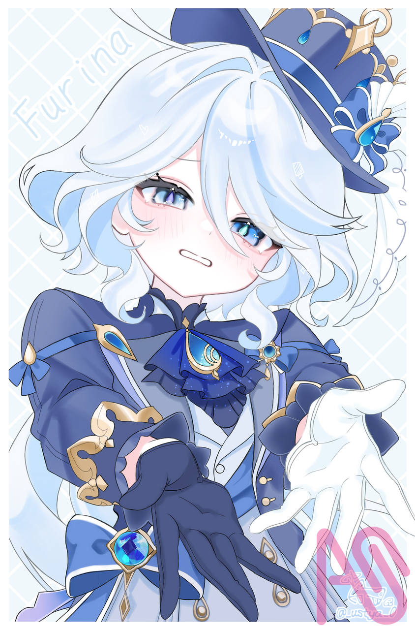 フリーナ💙 Illust of むある＿。 fanfic illustration デジタルイラスト GetToKnowArtists GenshinImpact 絵柄が好みって人にフォローされたい フリーナ