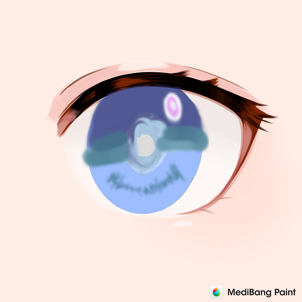 リア友が描いたやつ Illust of 夢々🎀♠️代選中✨11月5日～12月5日まで medibangpaint eyes リア友 ふうゆん