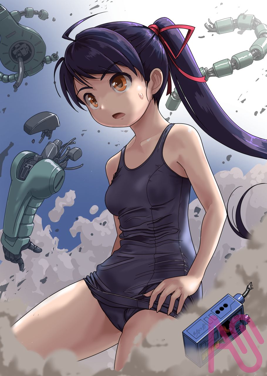 プラモデルと画力 Illust of ろひつか girl スク水 oc loli