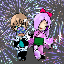 びぃーちゃんとびびくんのお祭り びぃーちゃん Illustrations Art Street