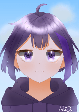 〖 2025年描き納め 〗כֿᤕכֿᤕ（｡இ﹏இ｡） Illust of ♥　りあ　。 girl oc 泣き顔 kawaii うるうる