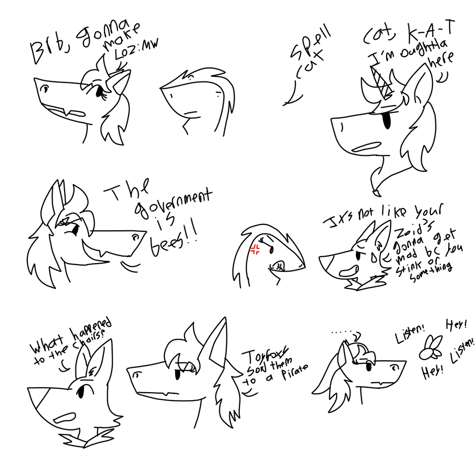 Random Doodles That Are References To Stuff Deer Man Illustrations Art Street