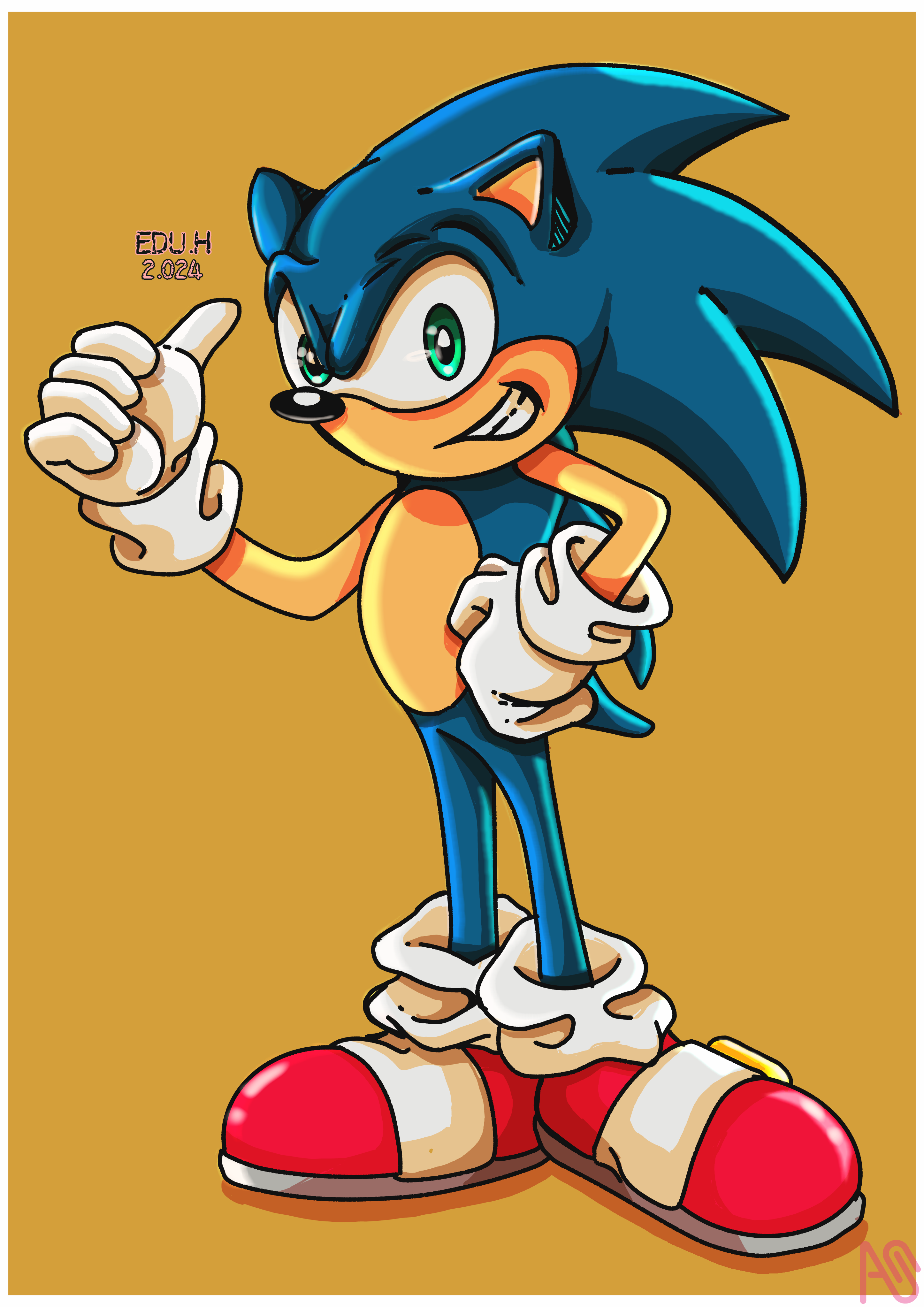 Sonic, The Hedgehog oeduardi - Illustrations ART street