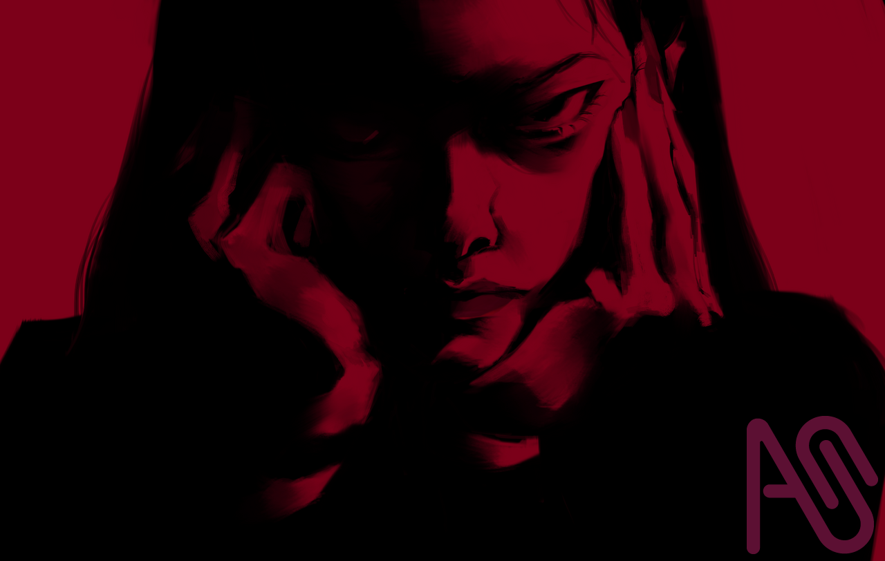 Cedar's Glare Illust of TorontoSleepr painting illustration oc portrait originalcharacters Shadow Darkness ocart characterart Chiaroscuro