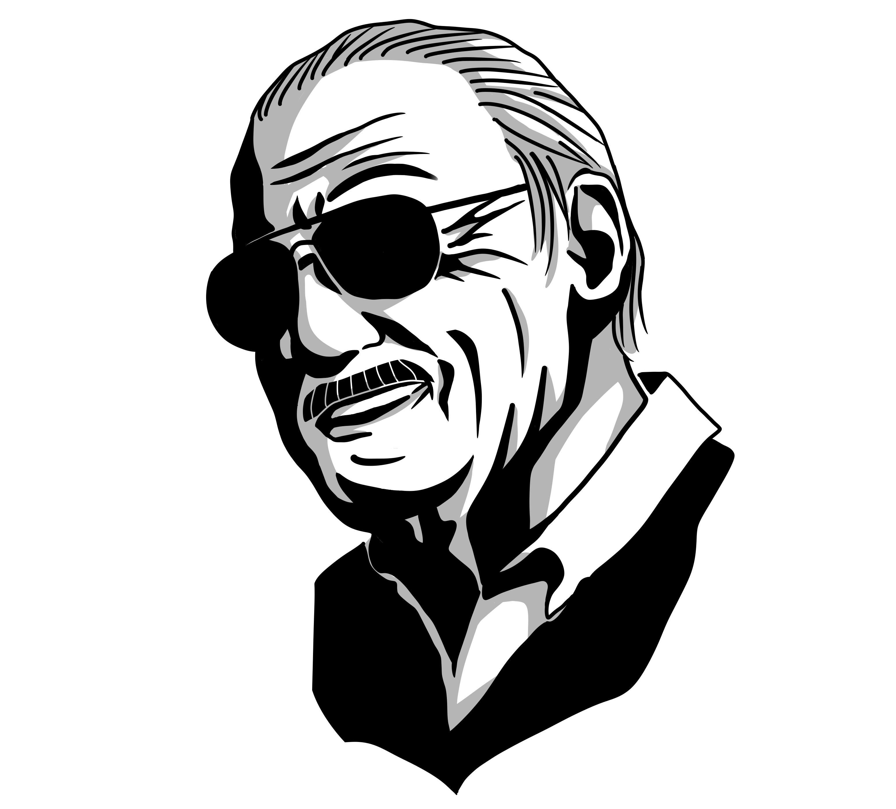 イラスト Stan Lee by Ryan Benjamin Stan Lee's Genesis' Launches 200 Characters As NFTs