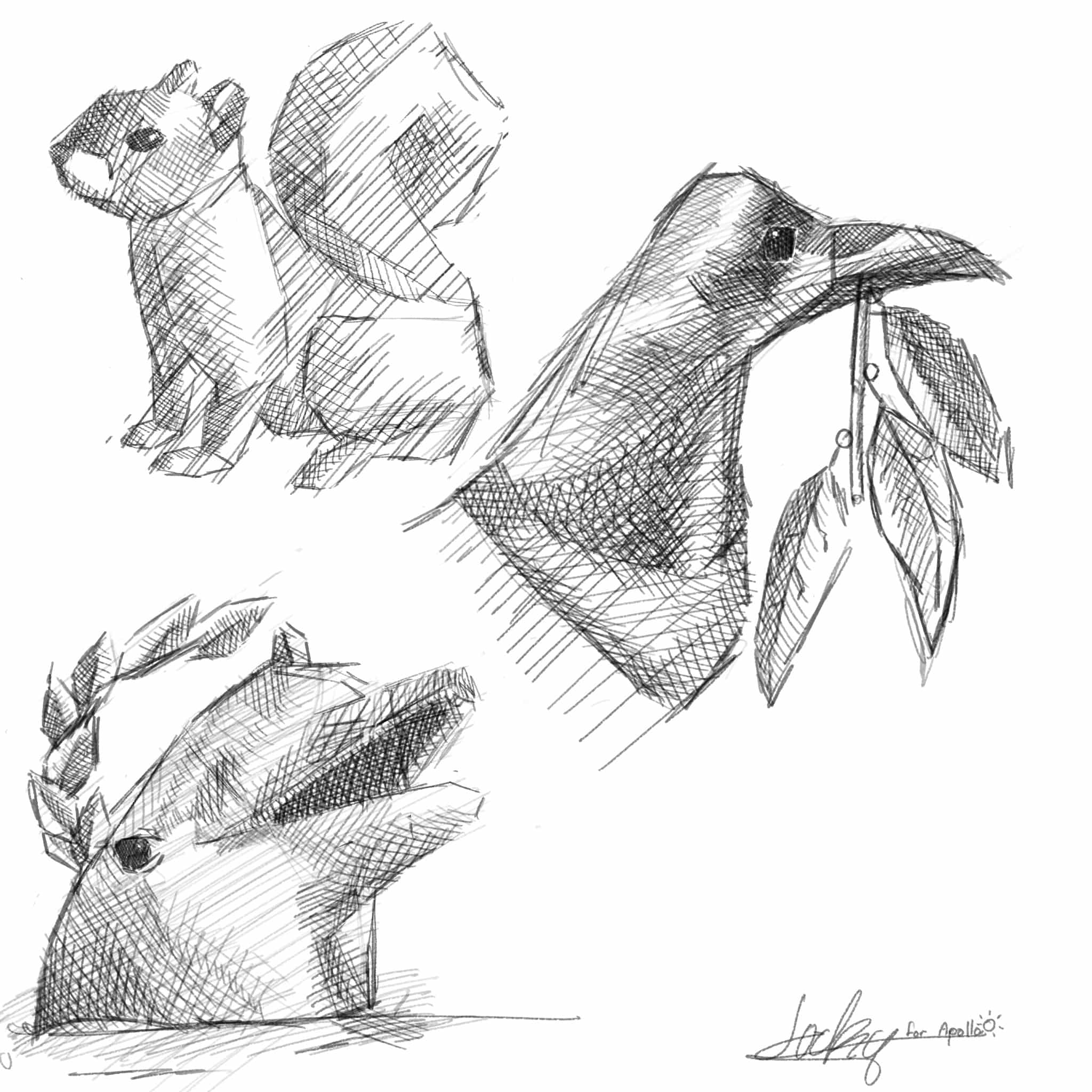 Animal Study Paint Fumes 插畫 ART street