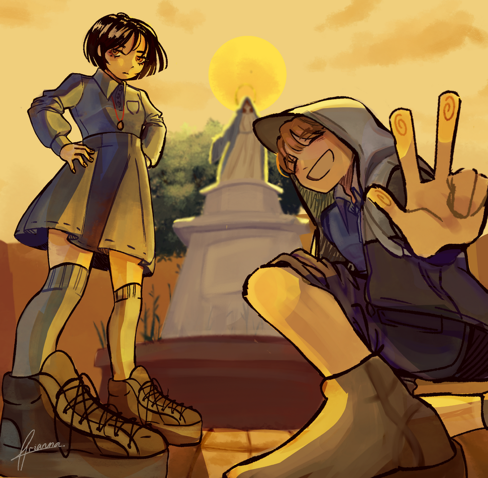 Aura Illust of Y/O drawing art digital ibispaint artdigital dibujodigital