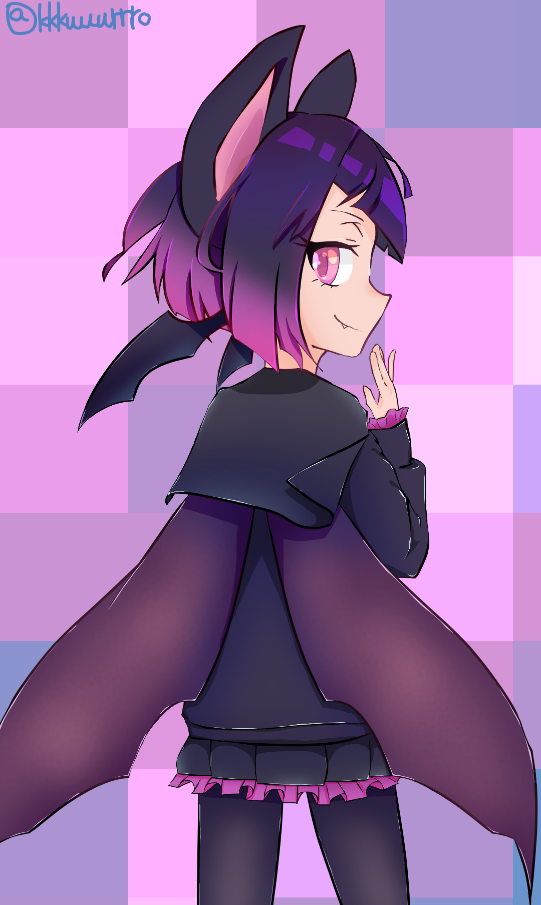 ナミチスイコウモリさん Kkkuuurrro Illustrations Art Street