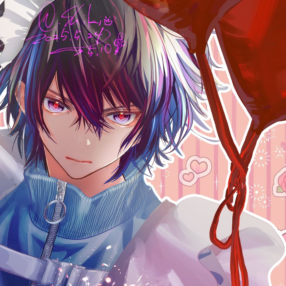 メイドの土産 Illust of Shiki スイーツ illustration pink art original male boy oc パンケーキ メイドの日