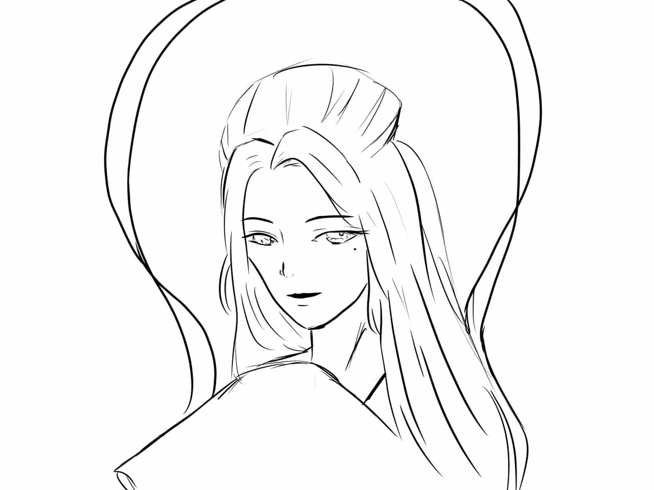 乙姫様を書こうと思ったら幽霊になったw さーたん イラスト Art Street アートストリート