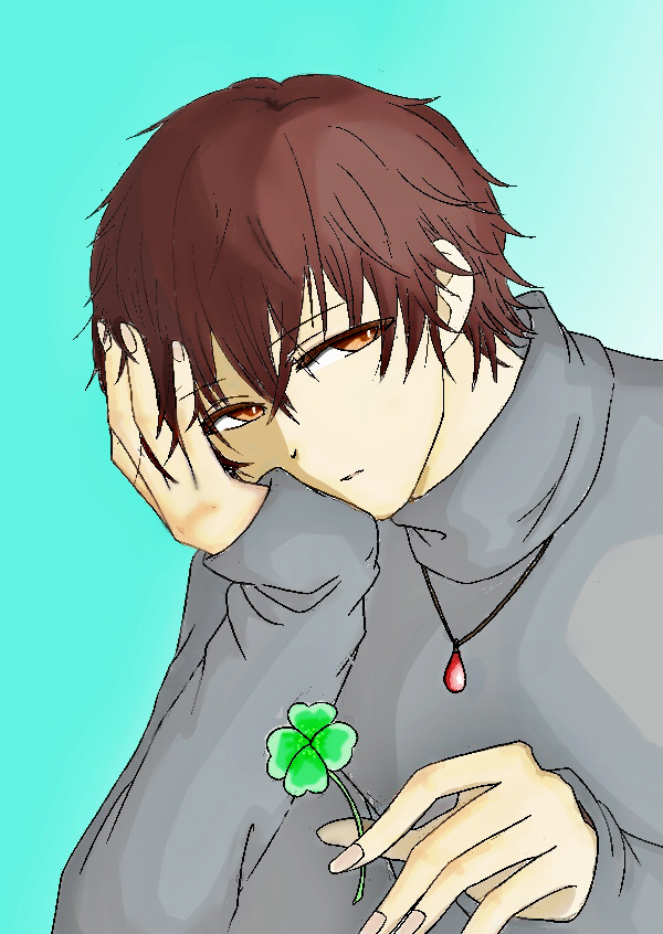 気怠げ男子 アニメ塗りへの挑戦 にこ イラスト Art Street アートストリート
