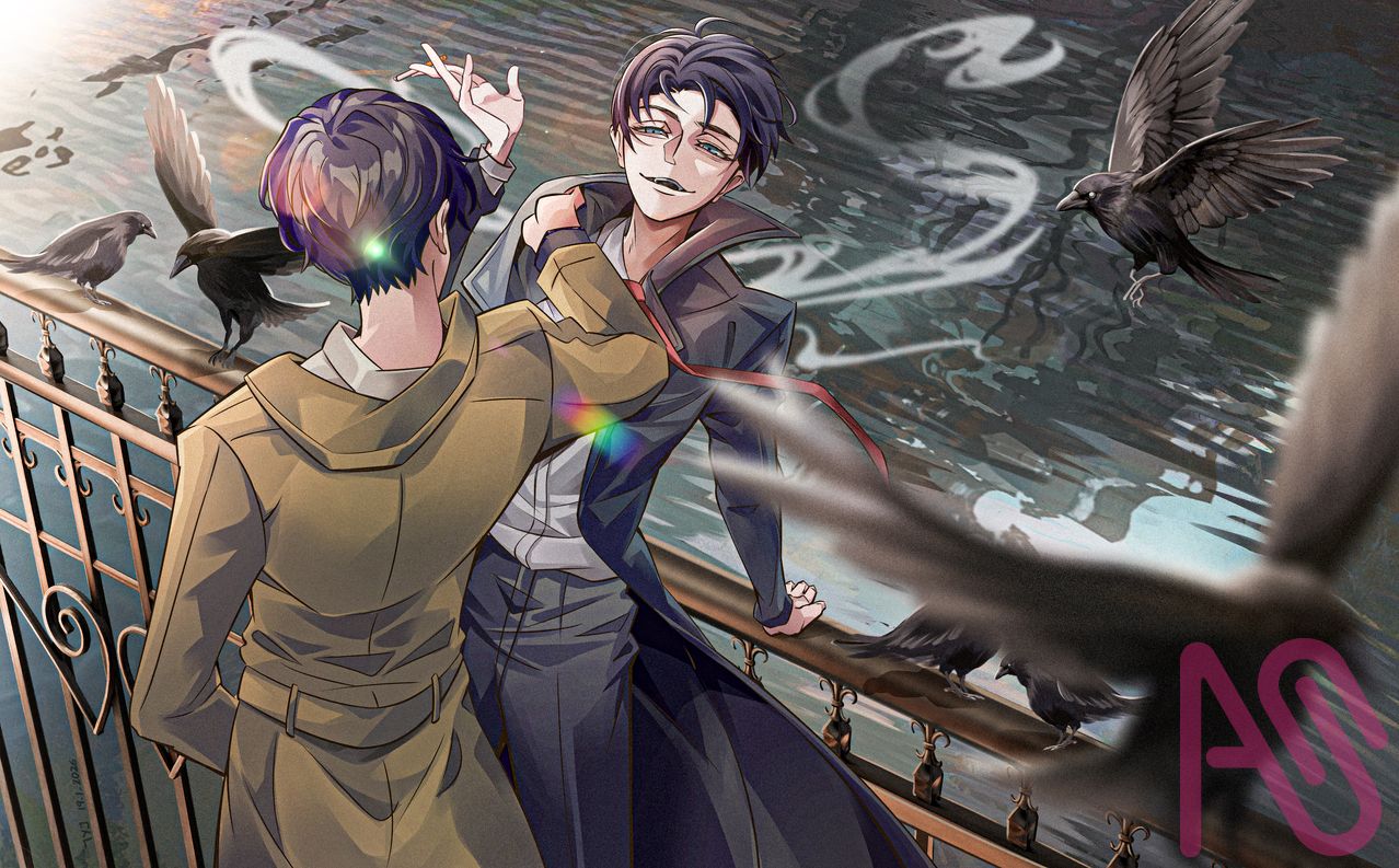 Illust of TYJ illustration original tobacco boy oc city 城市 創作男子 喧嘩 創作イラスト