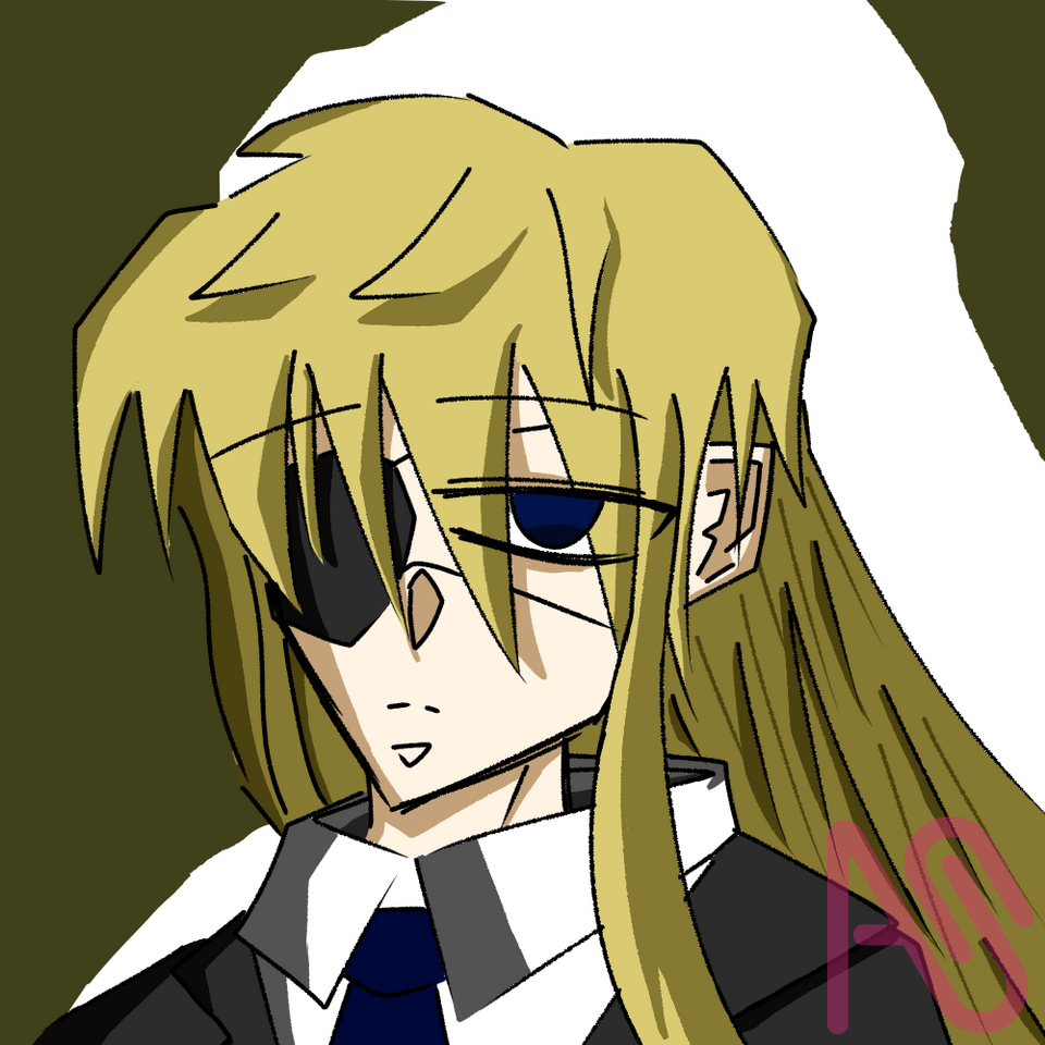 神川　※おまけ付き Illust of 𝟞𝟛°(♂) eyepatch よそのこ 代理 めぐの絵日記 眼帯つけようね