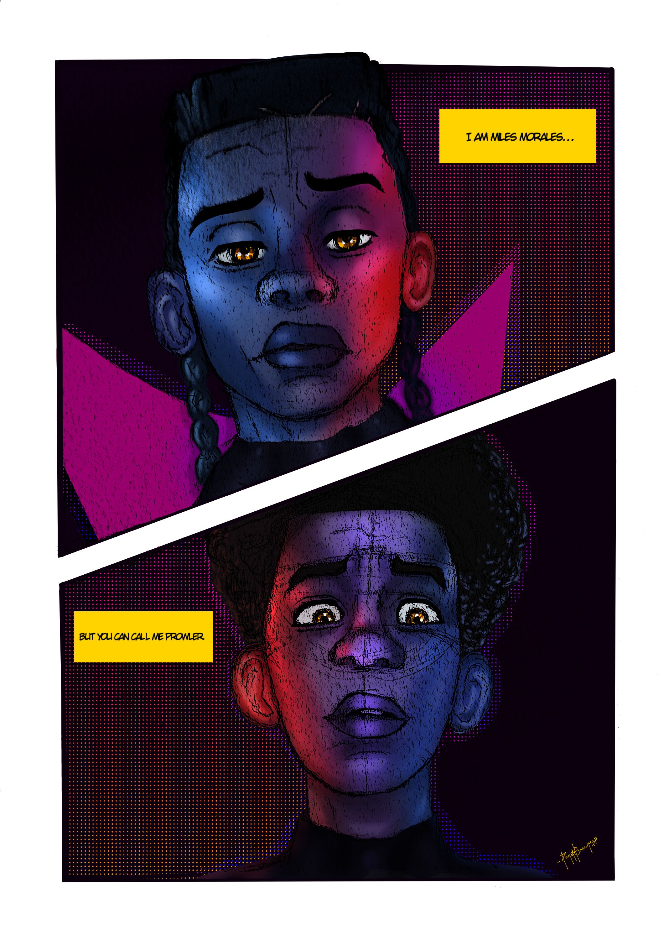 prowler-vs-miles-pbart-illustrations-art-street