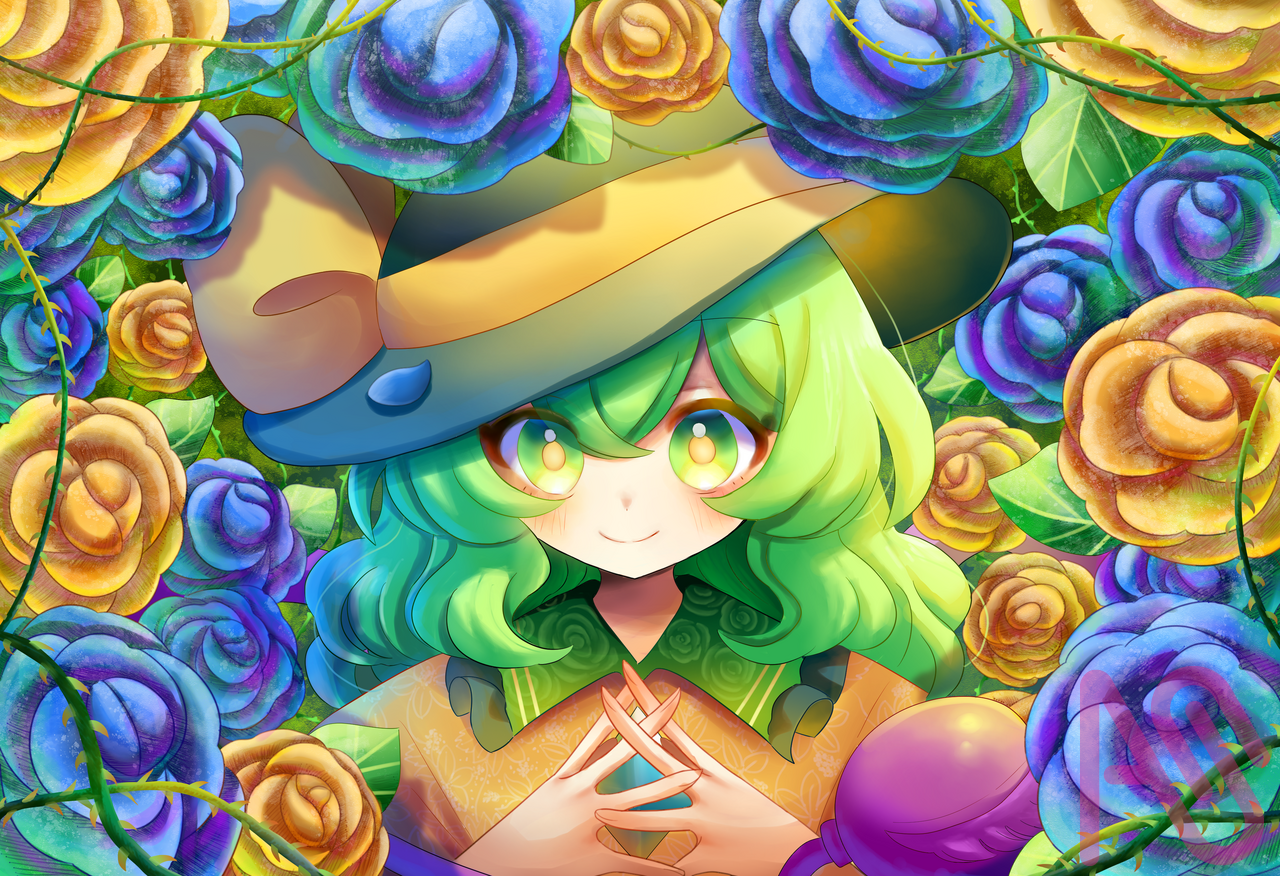 ブランブリーローズガーデン Illust of ちーず girl fanart Touhou_Project 古明地こいし