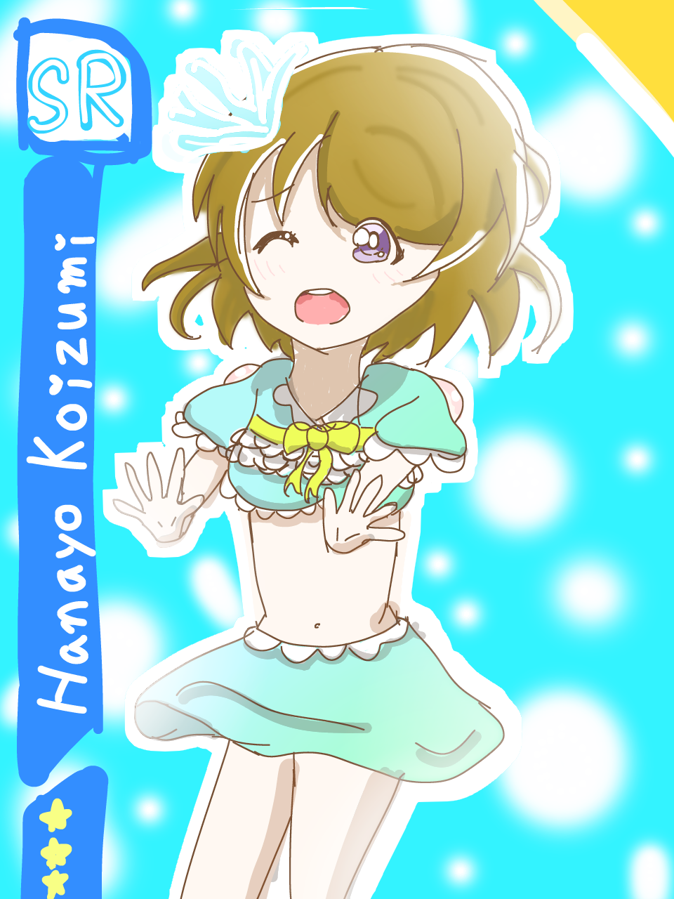 水着花陽 Panarice Illustrations Art Street