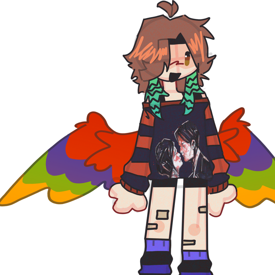 Woohoo persona time Illust of ☆-「TELAMON」-☆ silly persona parrot femboy