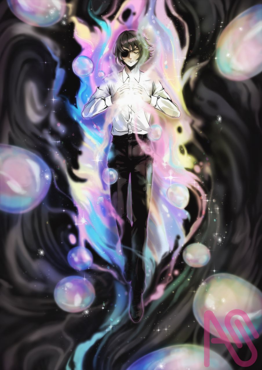 A Light in the Darkness  Illust of Art Zero drawing illustration art anime original digital male oc color colorful