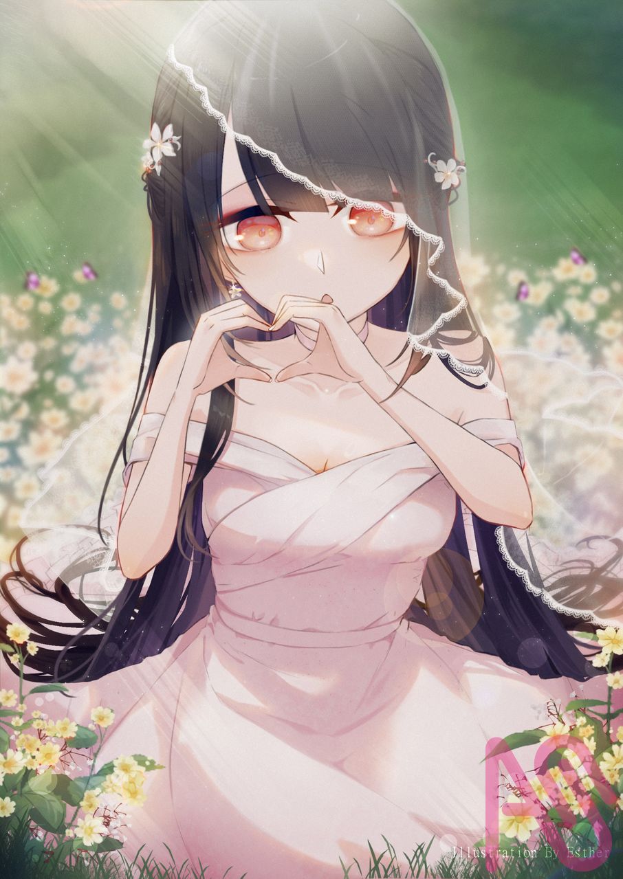 婚紗 Illust of Esther girl illustration doodle photoshop gift