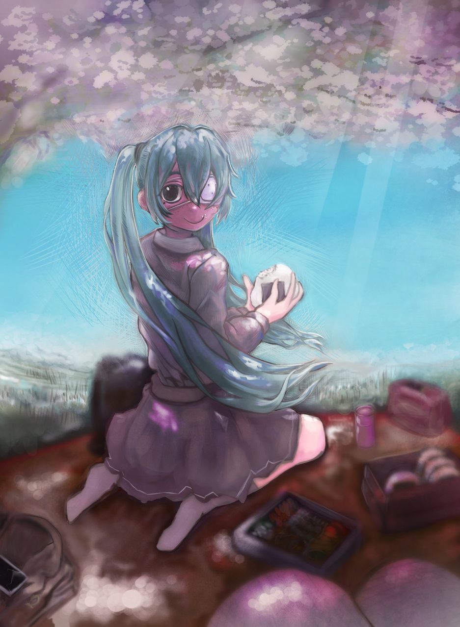 「ねえあたし知ってるよ」 Illust of ABTOP fanfic girl fanart hatsunemiku VOCALOID kawaii procreate モニタリング