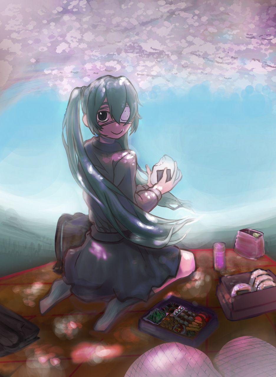 「ねえあたし知ってるよ」 Illust of ABTOP fanfic girl fanart hatsunemiku VOCALOID kawaii procreate モニタリング