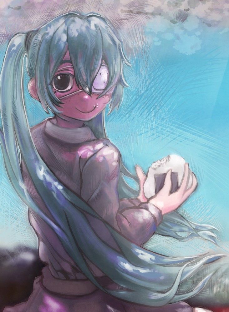 「ねえあたし知ってるよ」 Illust of ABTOP fanfic girl fanart hatsunemiku VOCALOID kawaii procreate モニタリング