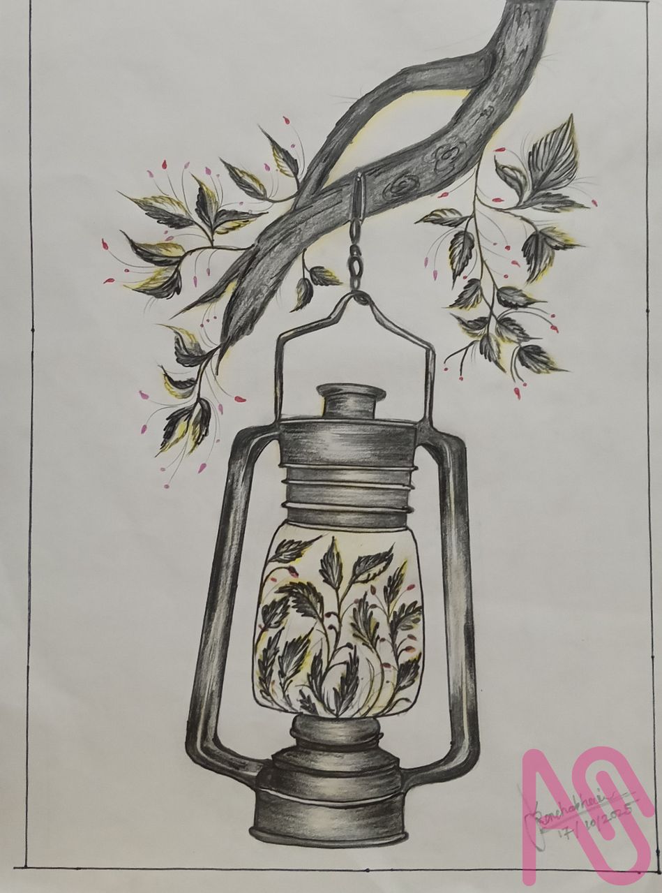 Beautiful nature. Illust of 'A flying artist'