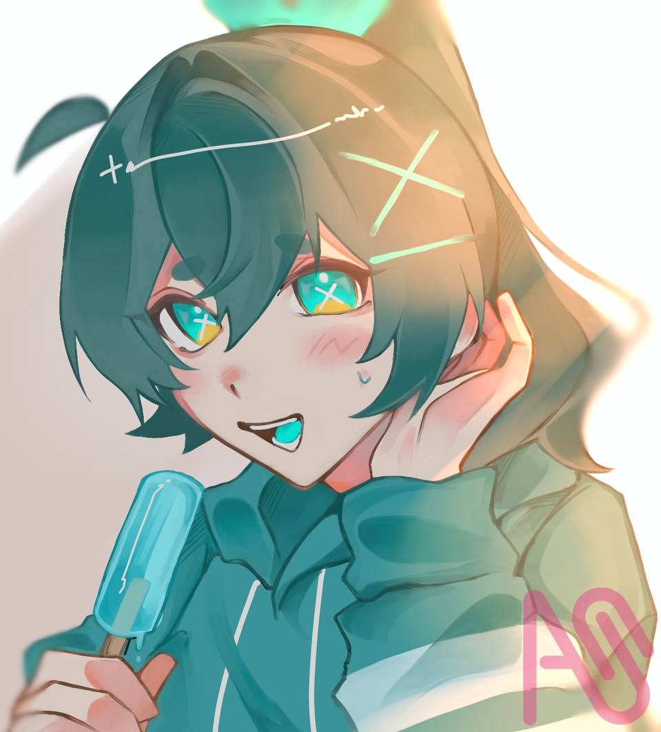 暑いね。 Illust of ことろ。 impasto よその子 代理 まるすと ことろあーと ひんやり代選✖︎×