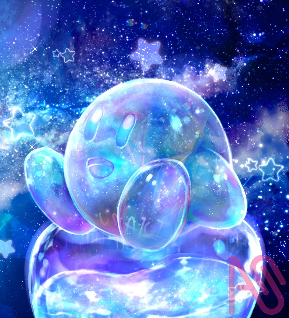 オシャレな人の家のリビングに飾ってありそうなコスモカービィちゃん Illust of 宇佐木さき Kirby