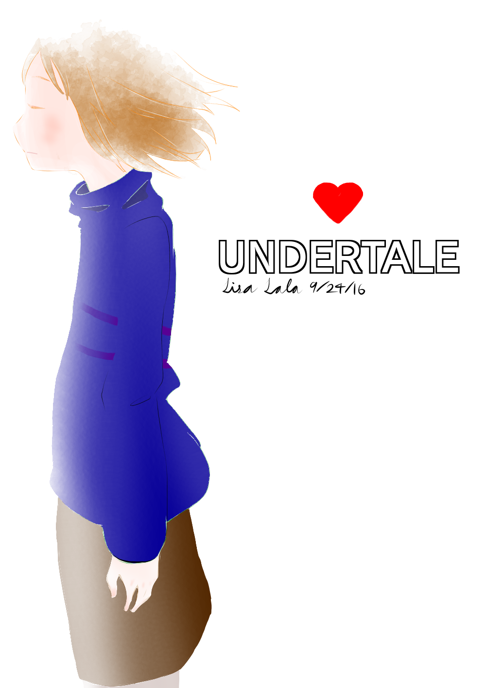 UNDERTALE Frisk Lisa Lala - Illustrations ART street