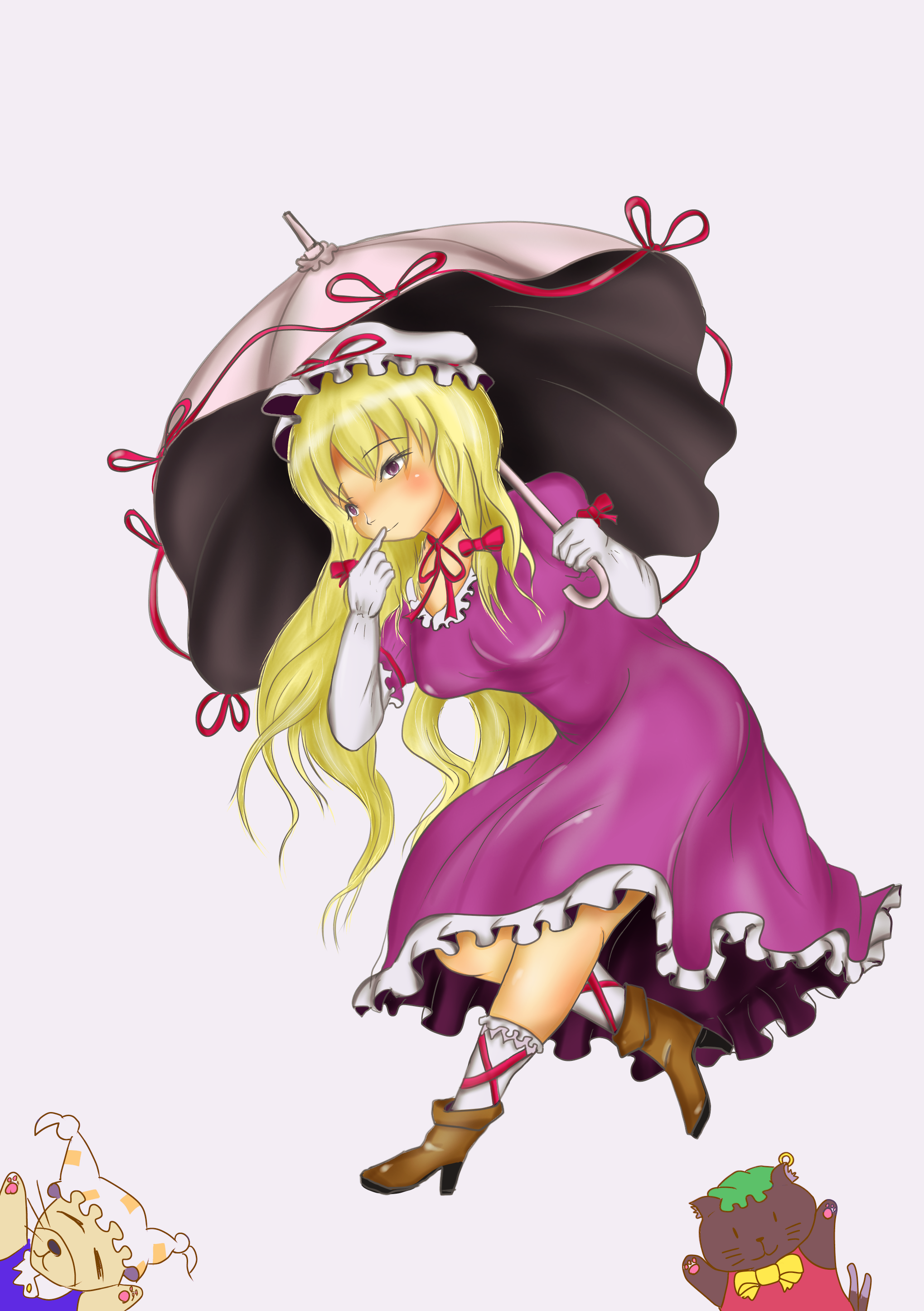 八雲紫withｃ 式神 タロウぽん Illustrations Art Street