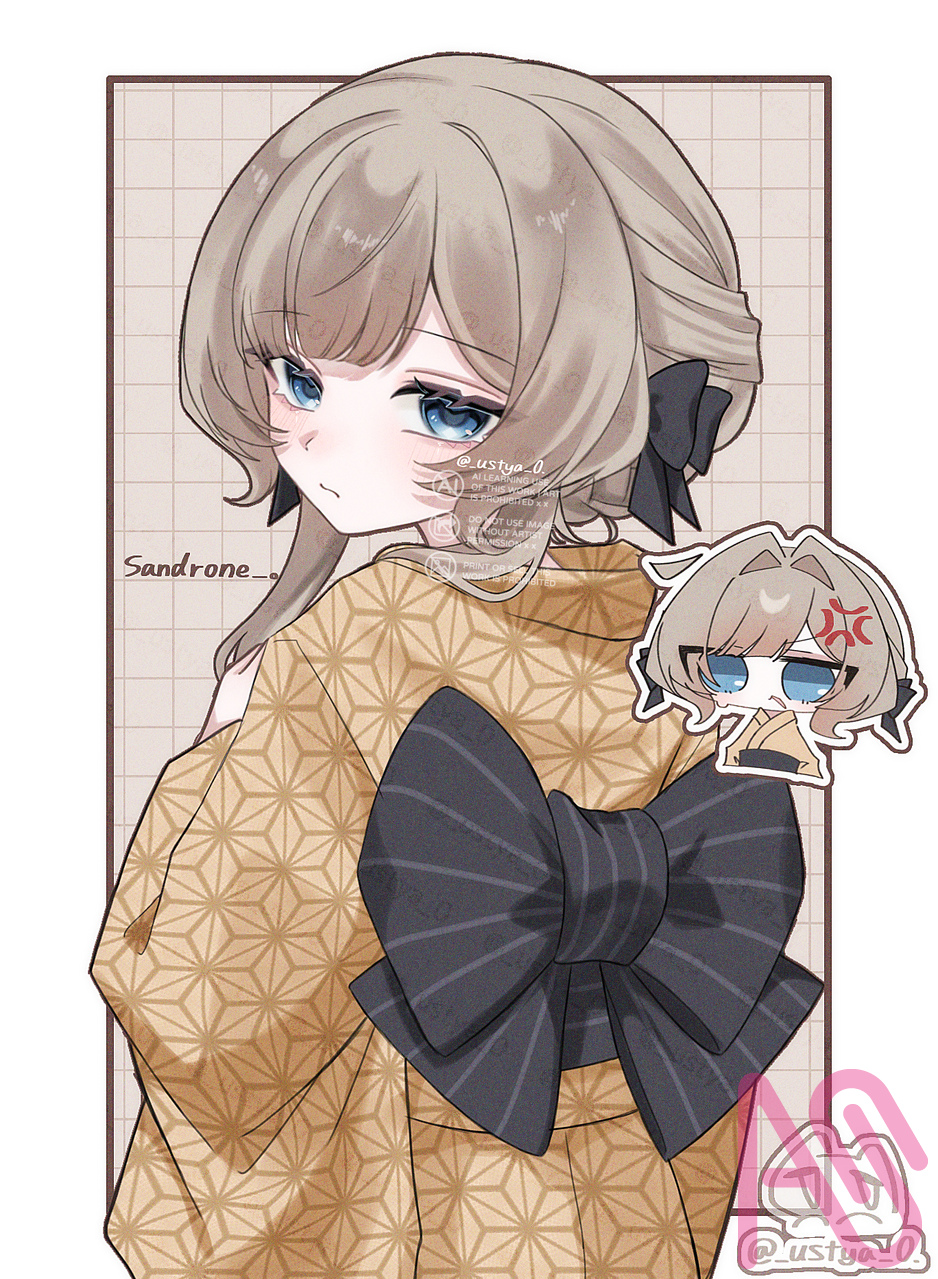 サンドローネ×浴衣 Illust of むある＿。 fanfic illustration GetToKnowArtists 傀儡 GenshinImpact 絵柄が好みって人にフォローされたい サンドローネ