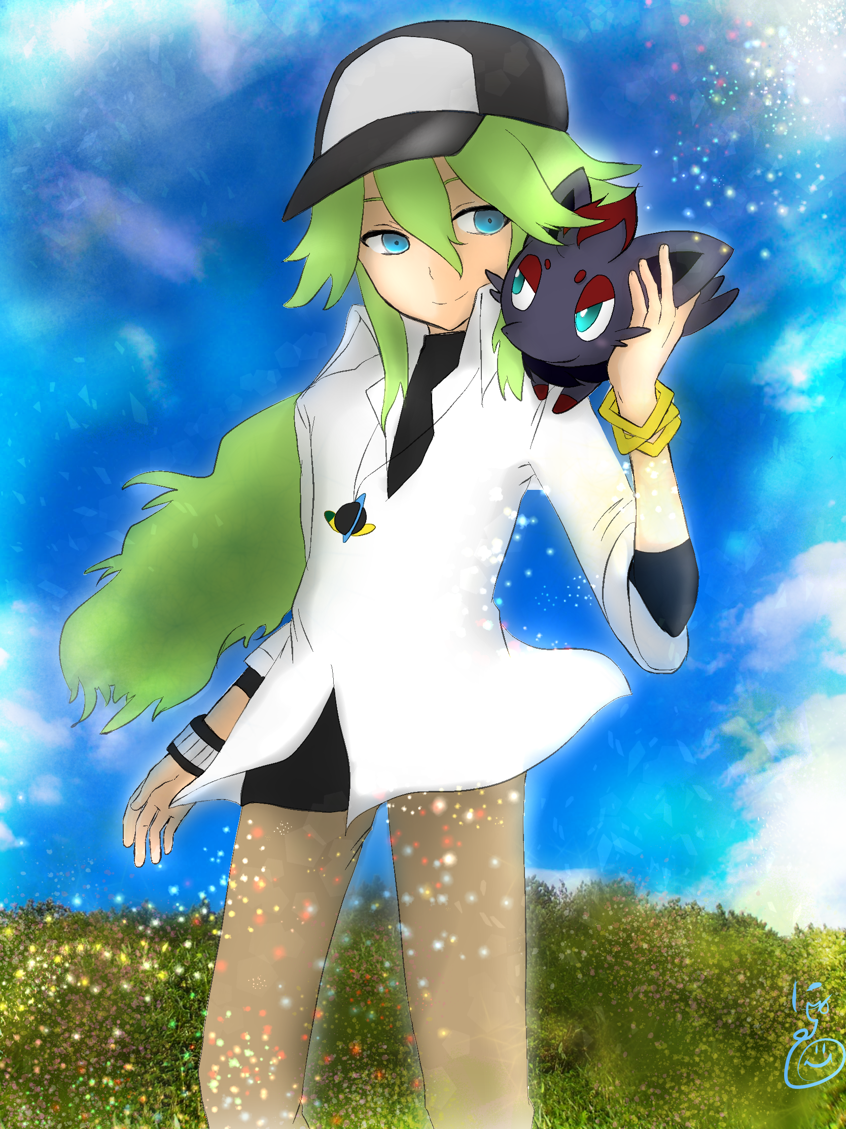 Nとゾロア にゃむ Illustrations Art Street